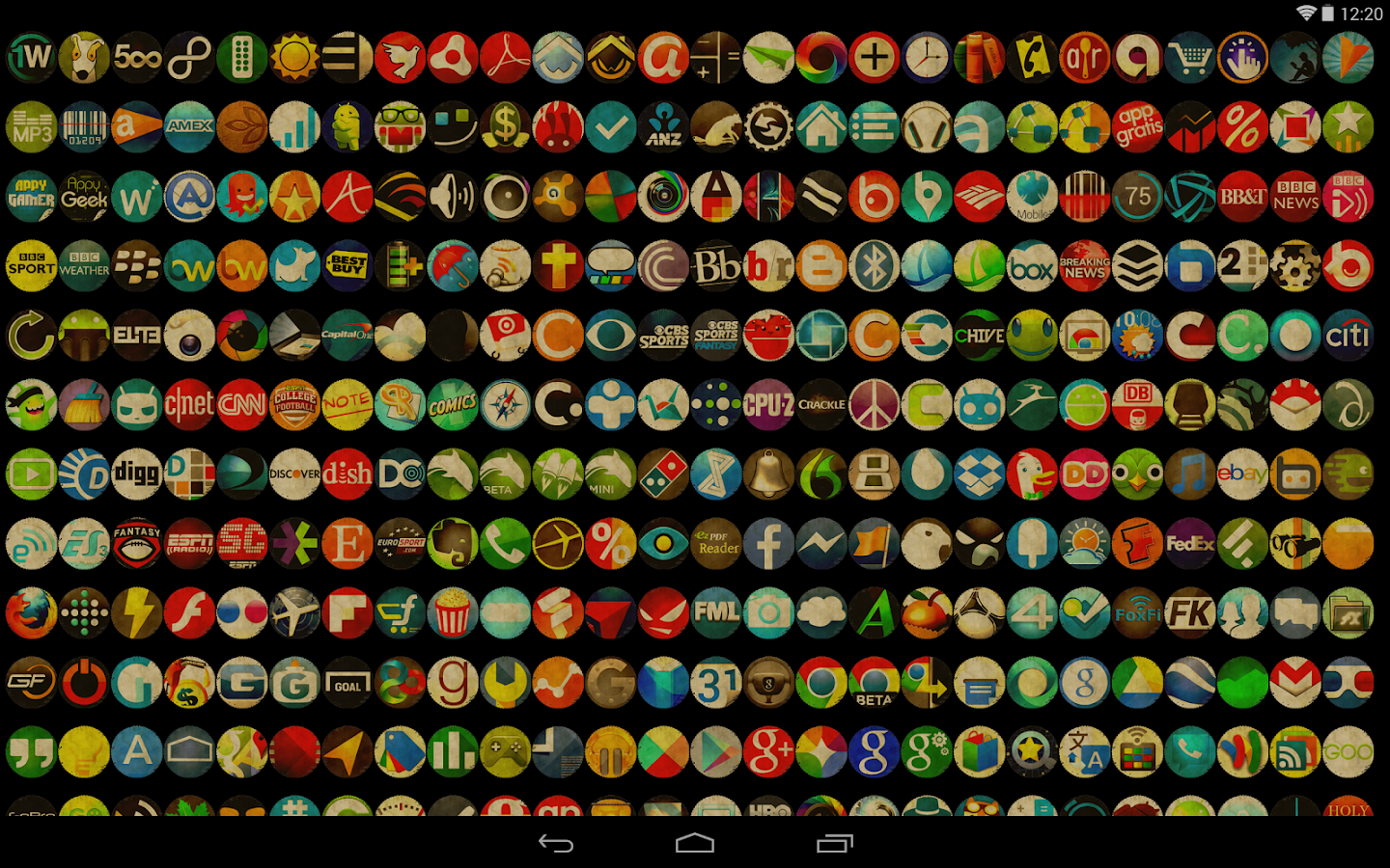 Icon Pack - Vintage - screenshot