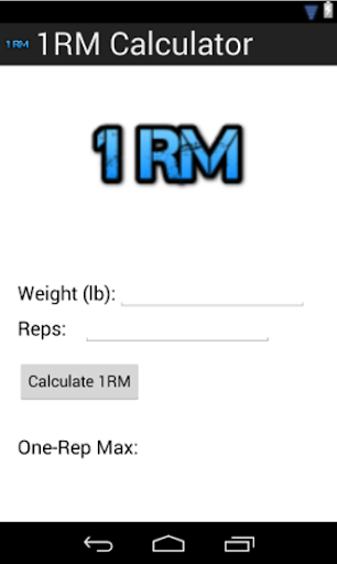 1RM Calculator