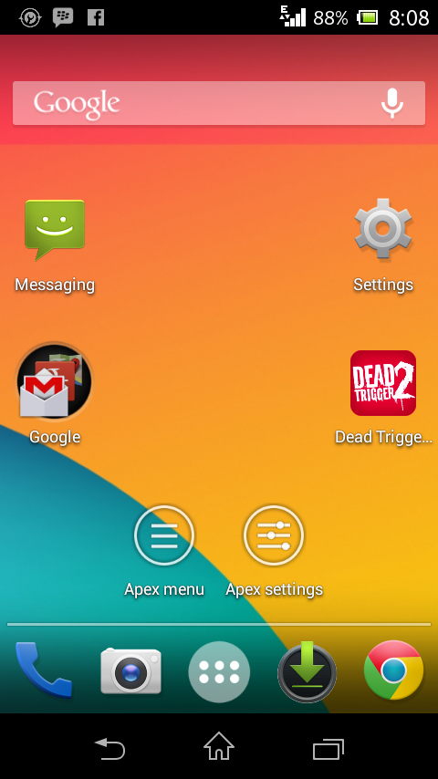 Android 4.4 Kitkat Theme