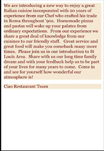 Free Download Ciao Restaurant APK for Android