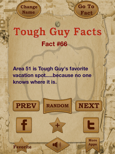 【免費娛樂App】Tough Guy Facts : 2000+ jokes-APP點子