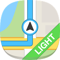 GPS Navigation & Maps - light icon