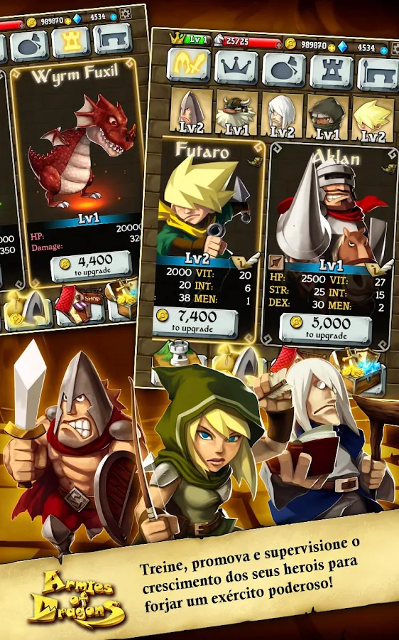 Exércitos de Dragões - screenshot