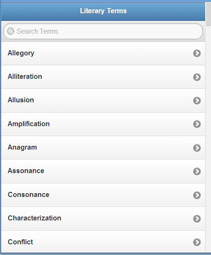 【免費教育App】Literary Terms-APP點子