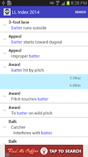 LLUmpires.com Rules Index 2014 Screenshots 0