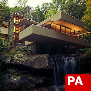 F.L. Wright – Fallingwater HD logo