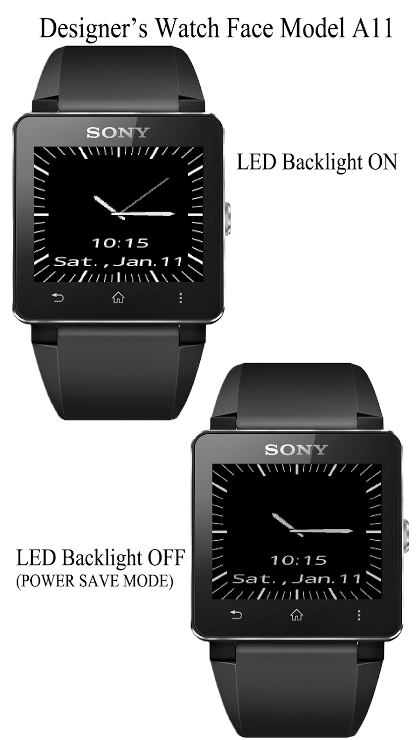A11 WatchFace for SmartWatch2 Screen 3