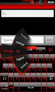 How to install GOKeyboard Theme Glassy Red lastet apk for bluestacks