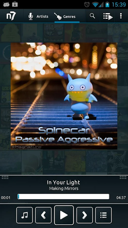 n7player leitor de música - screenshot