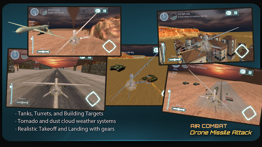 Air-Combat Drone Simulator 3D+ Screen 3