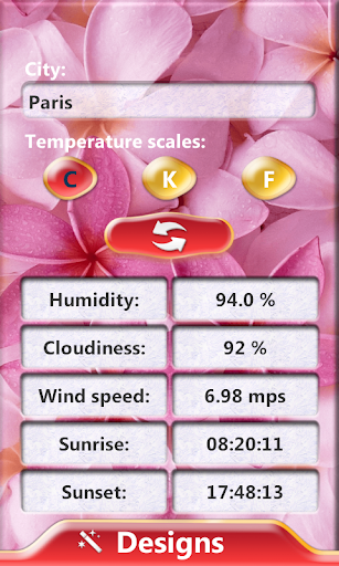 免費下載天氣APP|Flowers Clock Weather Widget app開箱文|APP開箱王