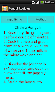 Pongal Recipes - screenshot thumbnail