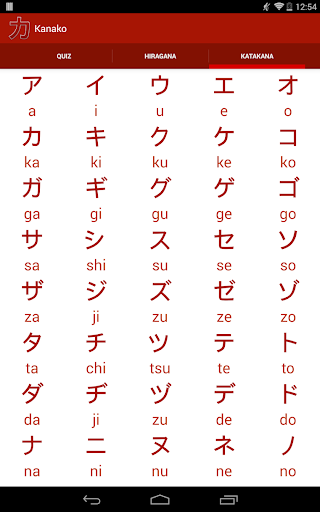 【免費教育App】Kanako (Hiragana Katakana)-APP點子