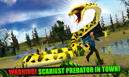 Angry Anaconda Attack 3D poster 1