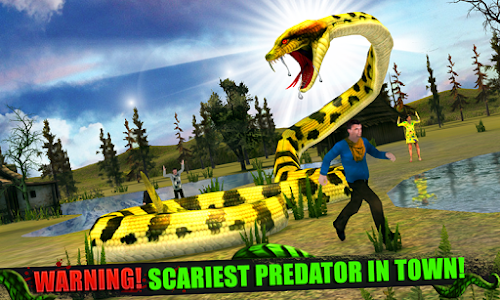 Android application Angry Anaconda Attack 3D screenshort