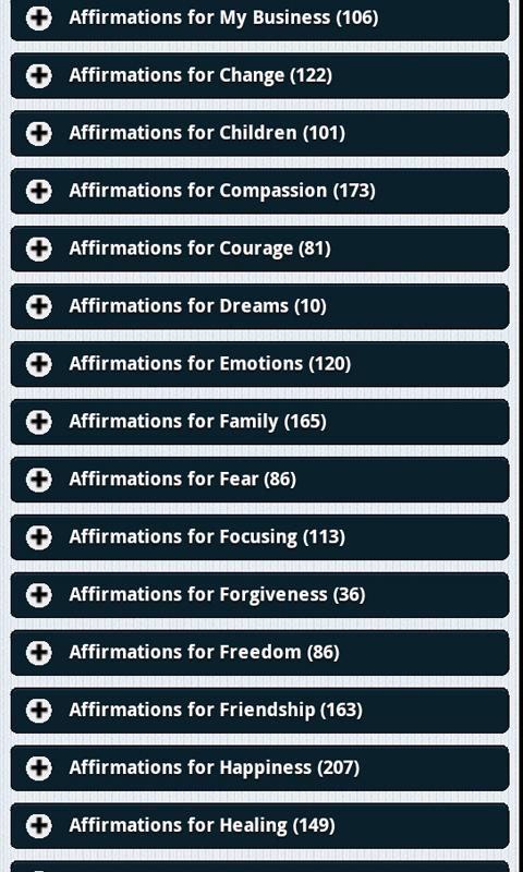 Affirm You! Screen 2