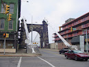 Wheeling Suspension Bridge Historic Marker