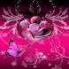 Butterfly Hearts Live Wallpape