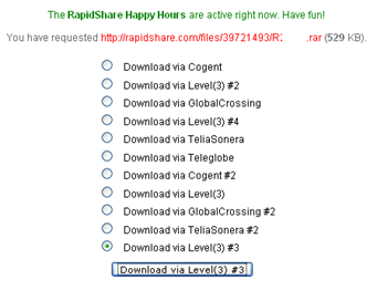 rapidshare happy hours activated
