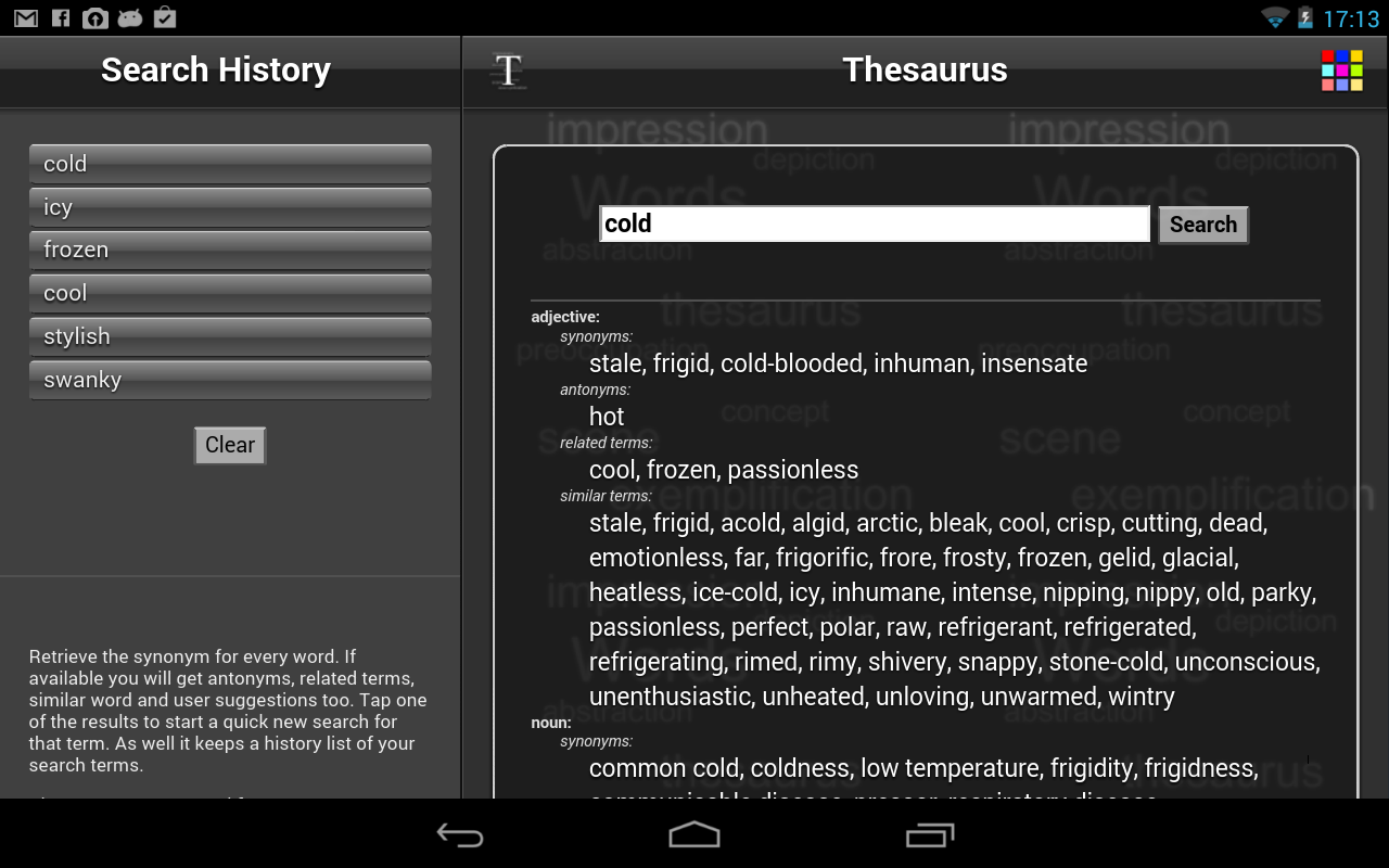 Thesaurus Android Apps on Google Play
