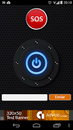 Flashlight SOS + Text Morse poster 1