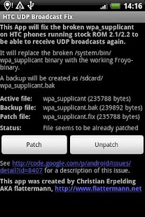 HTC UDP Broadcast Fix