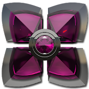 Next Launcher theme Pink Diamond