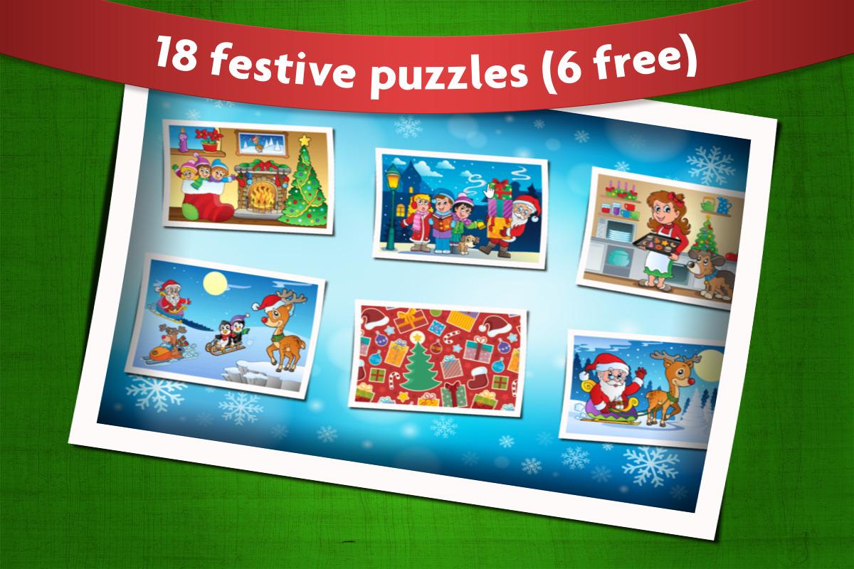 Android application Kids Christmas Jigsaw Puzzles screenshort