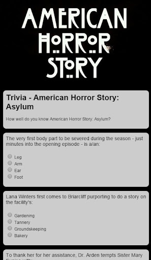 American Horror Story - Trivia