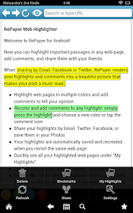 RePaper Web Highlighter Screenshots 3