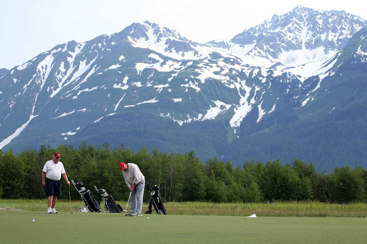 A round of golf in Haines, Alaska.