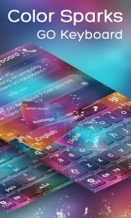 How to get GO Keyboard Color Sparks Theme 3.87 mod apk for bluestacks