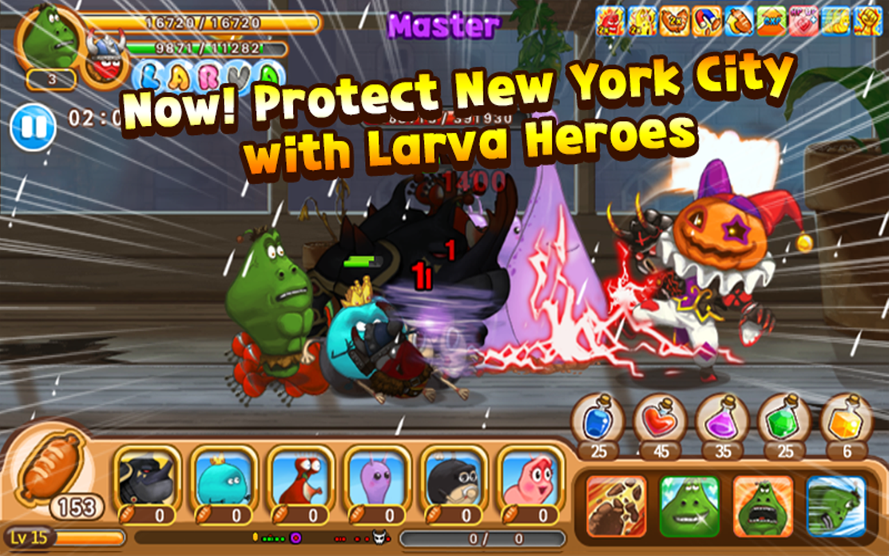   Larva Heroes: Lavengers 2014- tangkapan layar 