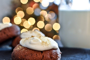 Chocolate Fudge S’mores Thumbprints
