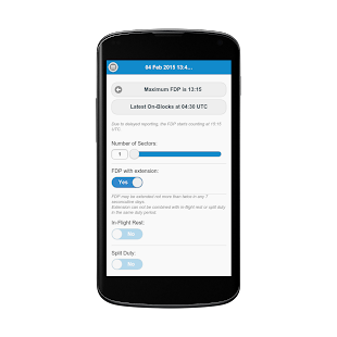 EU FTL Calculator - náhled