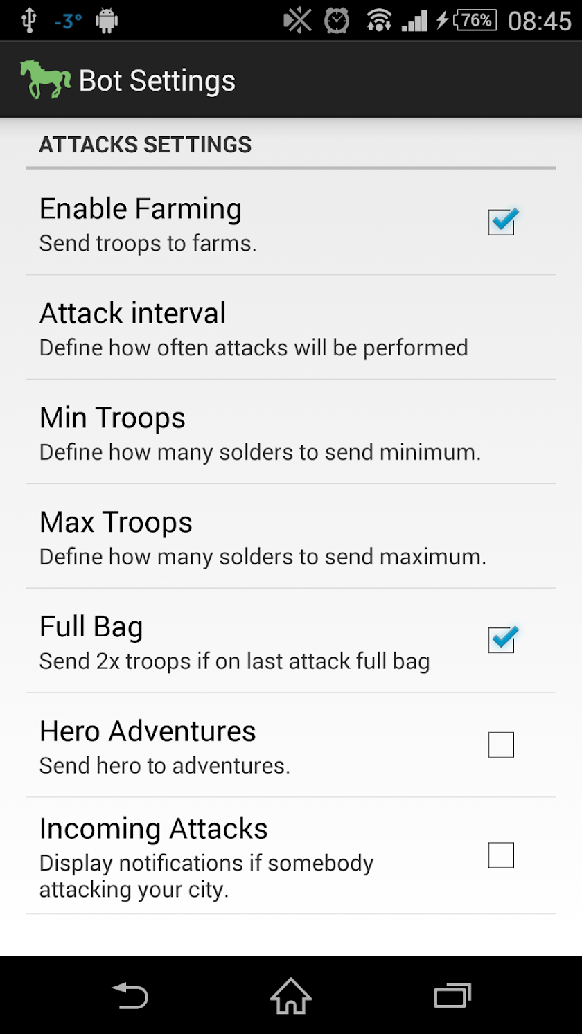 Travianator Screen 2