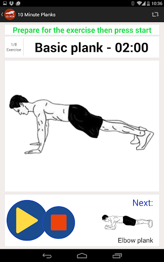 【免費健康App】10 Minute Plank Calisthenics-APP點子