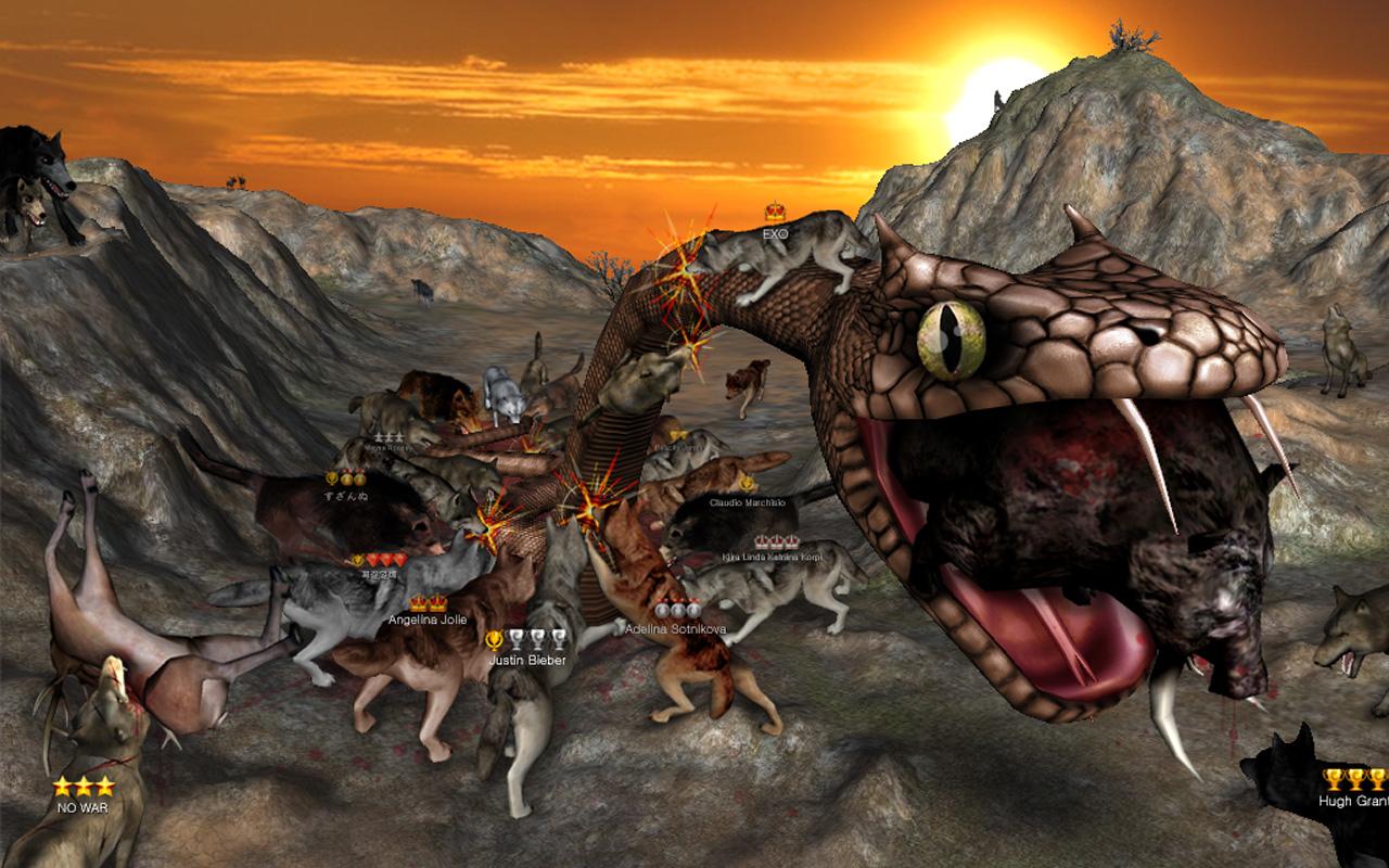 Android application Wolf Online screenshort