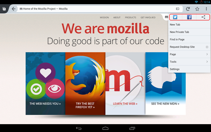 firefox para android
