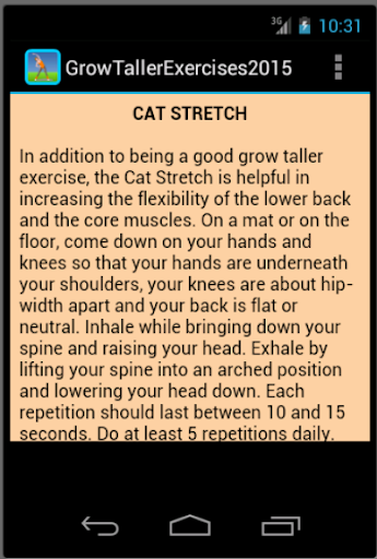 【免費健康App】Grow Taller Exercises-APP點子