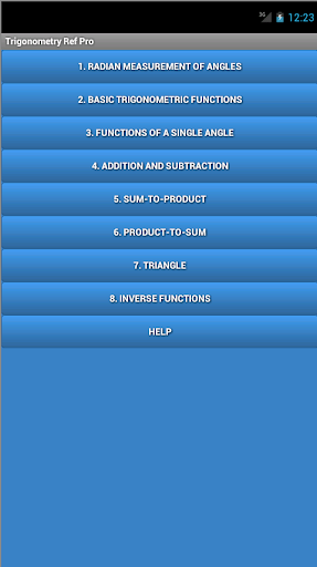 Trigonometry Reference Pro