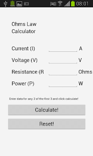 Download Ohms Law Calculator APK for Android