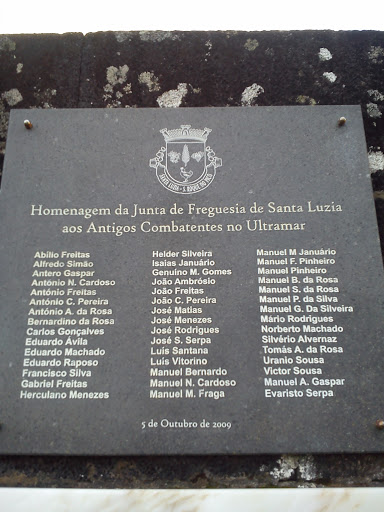 Homenagem Aos Combatentes de Santa Luzia