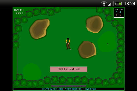 Android application Mini Golf II screenshort