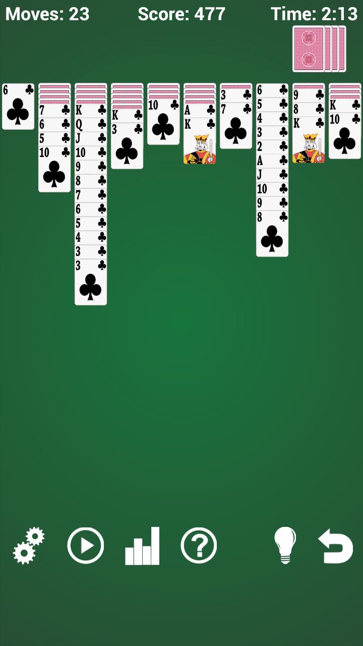 Spider Solitaire HD Screen 1