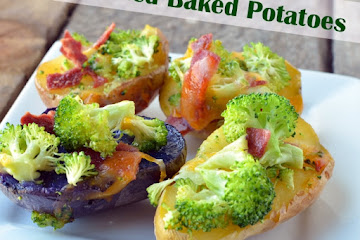 Kids Mini Loaded Baked Potatoes