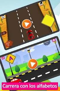 Juego de carro alfabeto, niños Screen 2