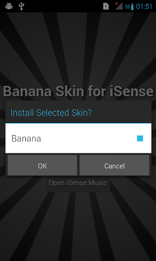 Banana Skin for iSense Music