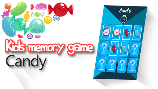 Kids memory game Candy