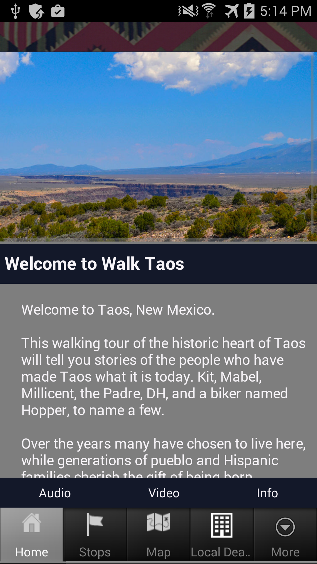 Android application Walk TAOS screenshort